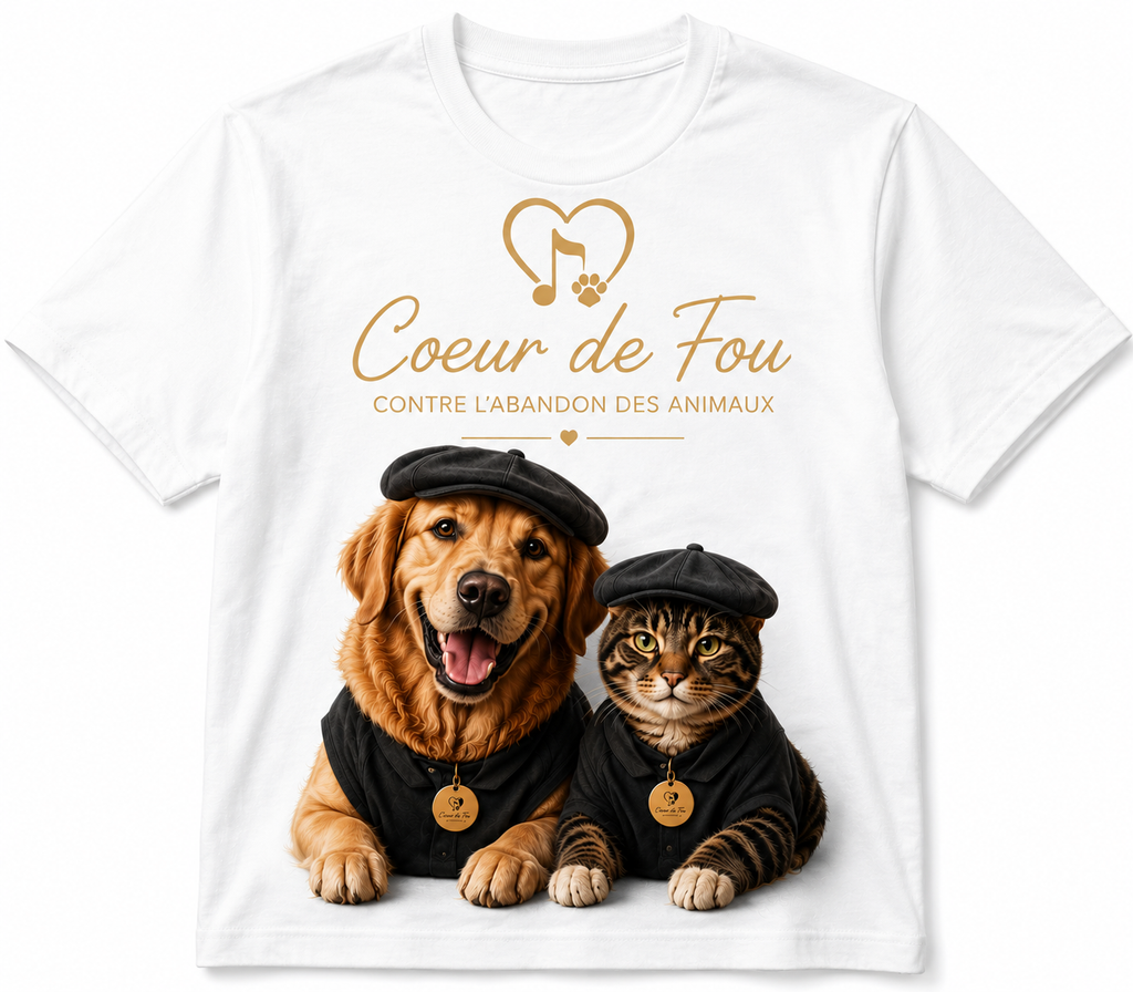 👕 Tee-shirt Cœur de Fou