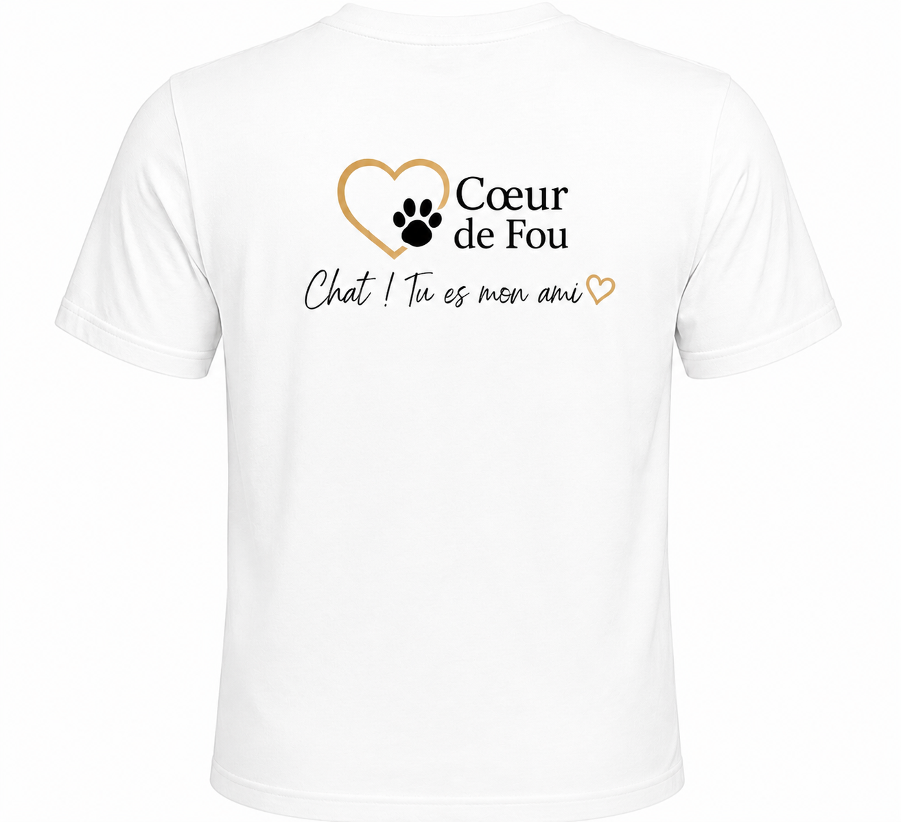T-shirt Chat ! Tu es mon ami – Tous contre l’abandon