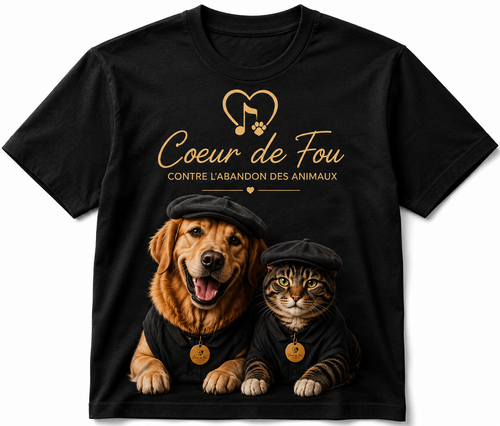 👕 Tee-shirt Cœur de Fou