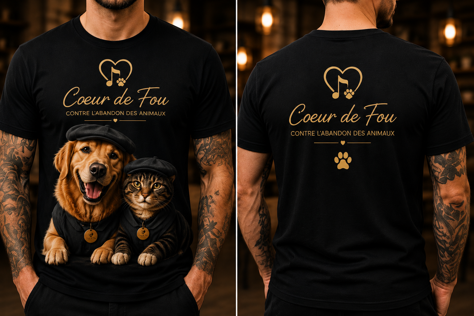 👕 Tee-shirt Cœur de Fou